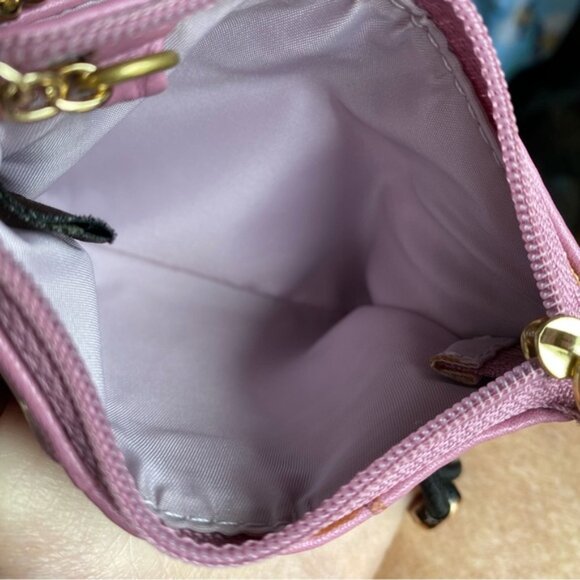 Coach and Vera Bradley with lilac leather wristlet and fabric bag EUC - Picture 5 of 9